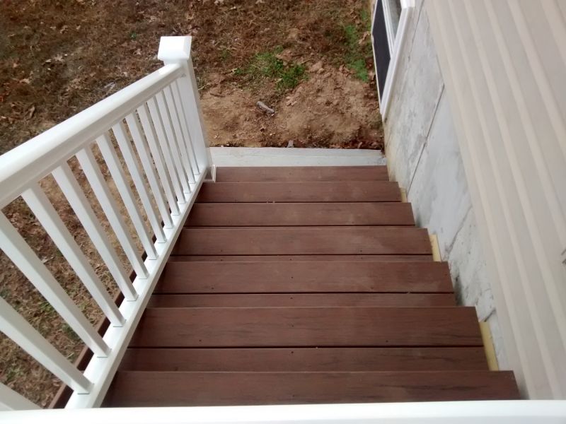 Deck Steps Staining