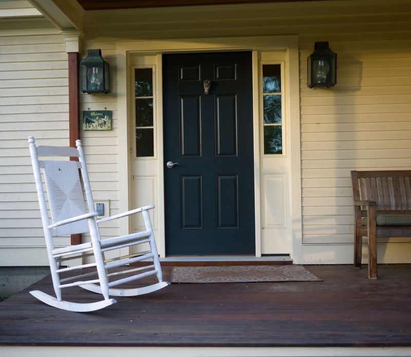 Colorful front porch