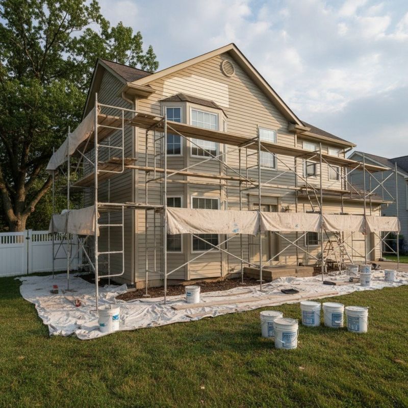 Exterior House Painting detail