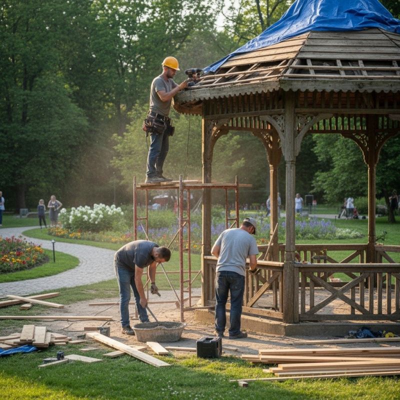 Gazebo Refinishing