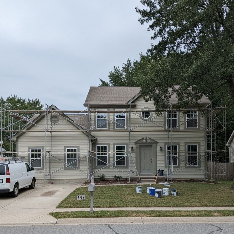 Residential Siding Painting